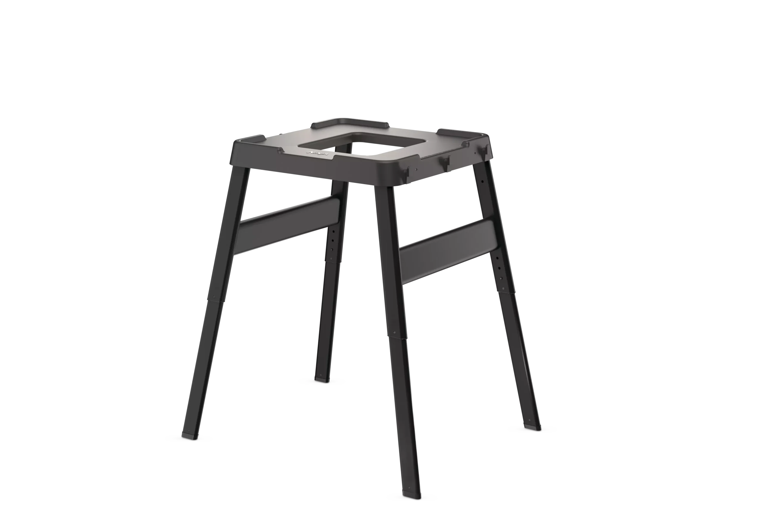 Ninja Woodfire Nastaviteľný stojan a skladací stôl, Čierny (Kompatibilný s OO101, OG701, OG751, OG850, OG901)